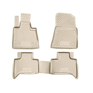 BMW X5 Floor Mats - Omac - Rubber TPE - Beige - '99-'06